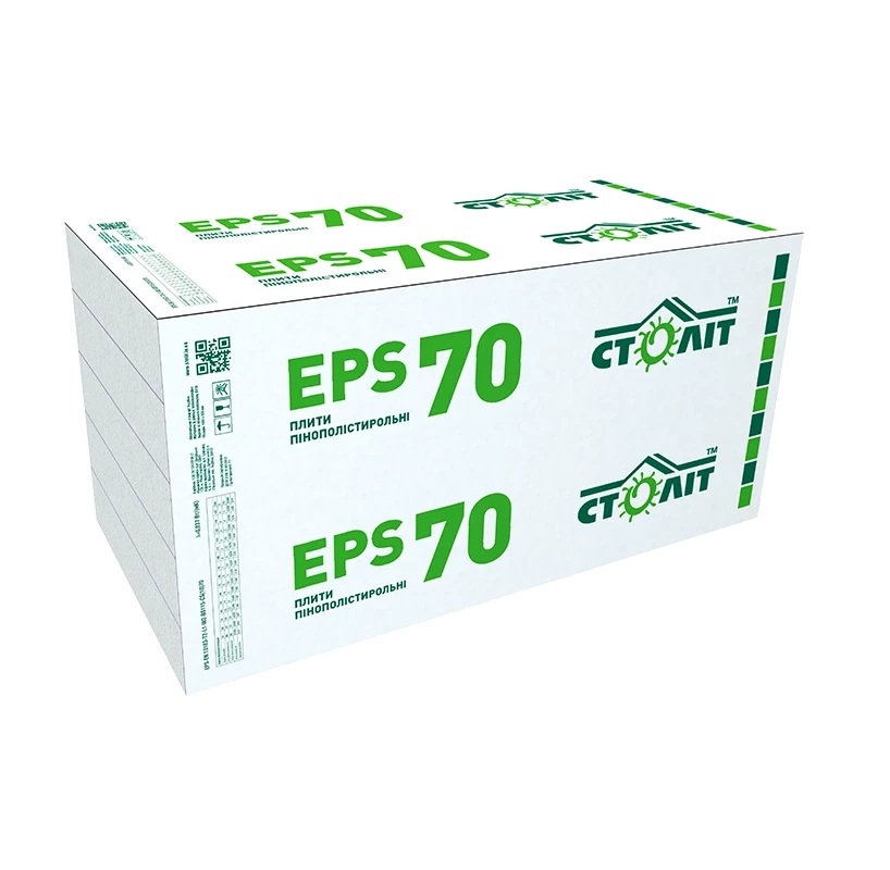 Пінопласт Століт EPS 70 1000X1000X100 мм, 14 кг/м3